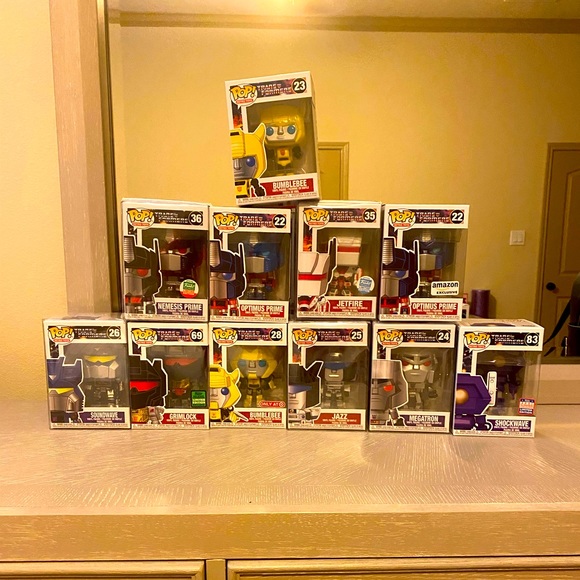 Funko Transformers Bundle of 10 pops
